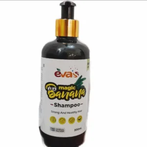 Evass Banana Shampoo - Sulfate Free Mask for Dry Damaged or Color Treated Hair